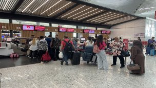 İstanbul Havalimanı'nda Kurban Bayramı yoğunluğu!