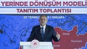Bakan Özhaseki "Yerinde Dönüşüm" projesini anlatıyor