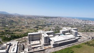 Samsun Şehir Hastanesi inşaatı devam ediyor