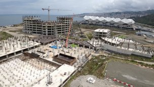 Trabzon Şehir Hastanesinin yapımı hızla devam ediyor