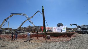 Yerinde Dönüşüm Projesi kapsamında Malatya'daki Bakırcılar Çarşısı'nın temeli atıldı