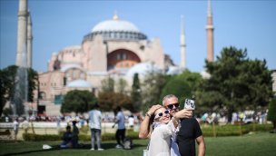 İstanbul'un yılın ilk yarısında ağırladığı yabancı turist yüzde 17 arttı!