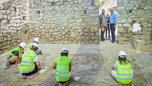 Olimpos Antik Kenti'nde yeni buluntulara ulaşıldı!