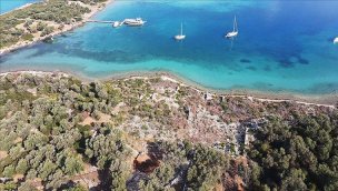 Sedir Adası'ndaki antik surlar ve tiyatro gün yüzüne çıkarılıyor!