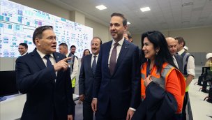 Bakan Bayraktar Akkuyu NGS inşaat sahasında incelemede bulundu!