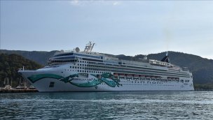 Dev kruvaziyer İsrail-Filistin çatışması nedeniyle rotasını Marmaris'e çevirdi!