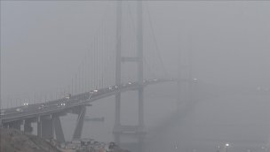 Osmangazi Köprüsü'nde sis etkili oldu!