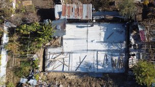 Elazığ'da "yerinde dönüşüm" diyen depremzedeler konut inşasına başladı!