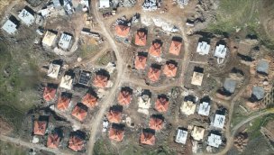 Şanlıurfa'da depremzedeler için yapılan köy konutları yükseliyor!