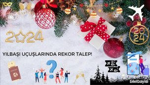 Yılbaşı döneminde uçak bileti satışlarında yüzde 25'lik artış!