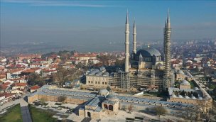 Selimiye'nin 4 minaresinden üçünün restorasyonu tamamlandı!