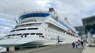 "Astoria Grande" kruvaziyeri Trabzon Limanı'na demir attı!