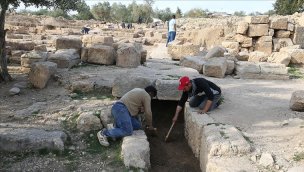 Dara Antik Kenti'nde 1500 yıllık içme suyu kanalı bulundu!
