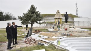 Kıyık Tabya'nın restorasyonu sürüyor!