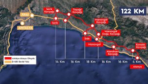 Antalya-Alanya Otoyolu'na 1,7 milyar avro kaynak