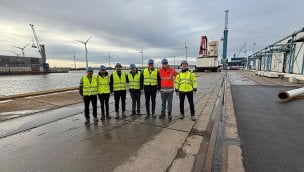 Medcem Çimento Grubu'nun Antwerp terminali faaliyete başladı