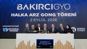 Borsa İstanbul’da gong Bakırcı GYO için çaldı