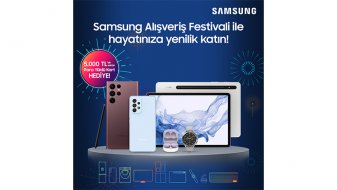 Samsung Alışveriş Festivali'nde 5 bin TL'ye varan hediye kazanma fırsatı!