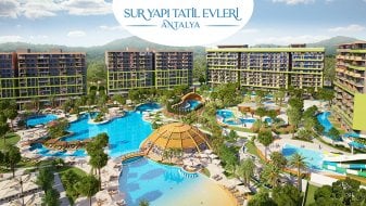 Sur Yapı Tatil Evleri Antalya'da 1 hafta fiyatına ömür boyu tatil!