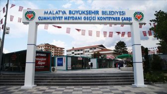 Malatya'da 900 depremzede esnaf konteynerde hizmet veriyor!