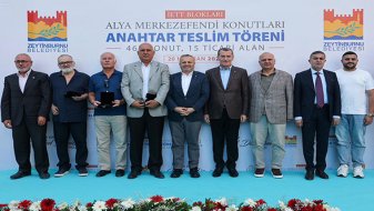 Alya Merkezefendi Konutları'nın anahtar teslim töreni gerçekleştirildi!