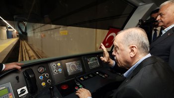 Cumhurbaşkanı Erdoğan, Pendik-Sabiha Gökçen Havalimanı Metro Hattı’nın ilk sürüşünü gerçekleştirdi