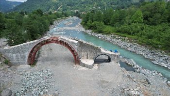 Tarihi taş kemer köprü restore ediliyor!