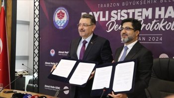 Trabzon'da "Hafif Raylı Sistem Projesi"nin protokolü imzalandı!