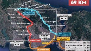 İstanbul Havalimanı’nı Marmaray’a bağlayacak metroda sona gelindi