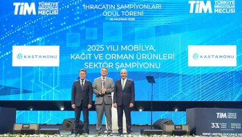 Kastamonu Entegre sektörünün ihracat şampiyonu seçildi