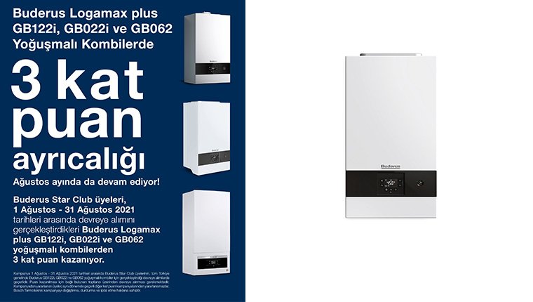 Buderus'tan ağustos ayına özel ayrıcalıklar!