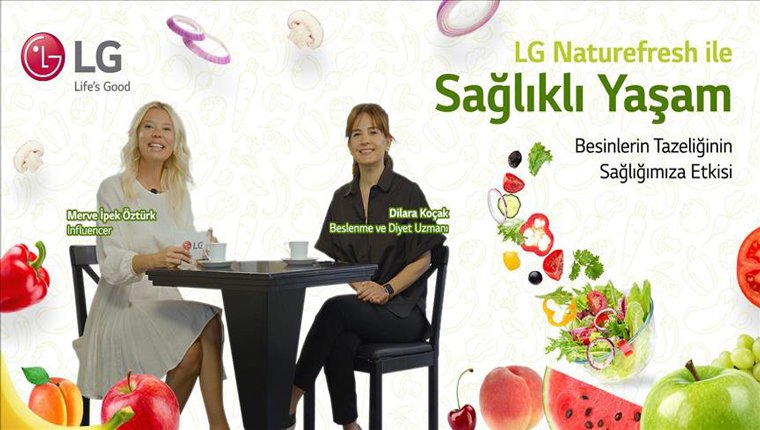 LG NatureFRESH buzdolabı ile daha taze ürünler!