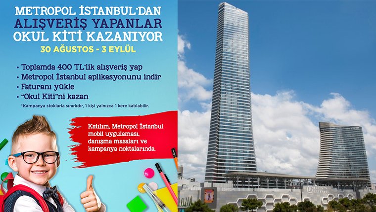 Metropol İstanbul’dan çocuklara okula dönüş hediyesi!