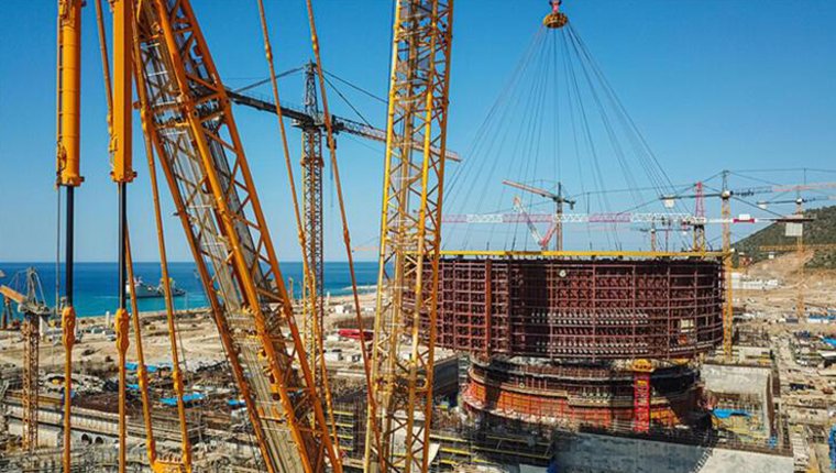 Akkuyu NGS'de ikinci katman kuruldu!