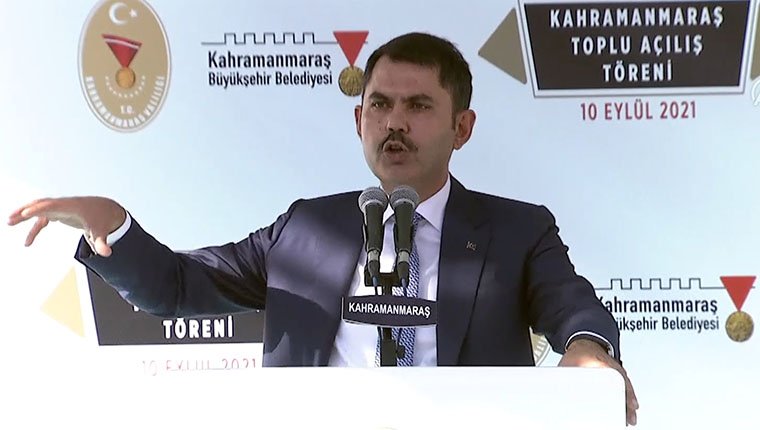 Bakan Kurum, Kahramanmaraş’ta konuştu