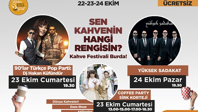 41 Burda AVM’de “Kahve Burda Festivali” başlıyor