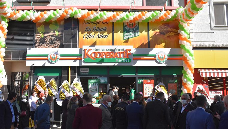 Türkiye Tarım Kredi Kooperatif Market'in 515'inci şubesi Bilecik'te açıldı