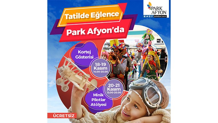 Park Afyon'da ara tatile özel eğlenceler!