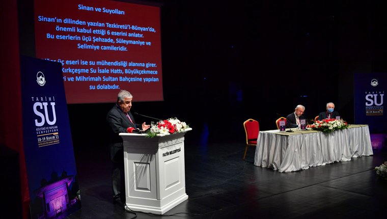 Fatih'te tarihi su yapıları konuşuldu!