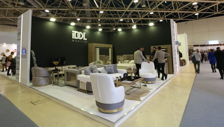 İnegöl mobilyası Rusya'daki fuarda tanıtılıyor