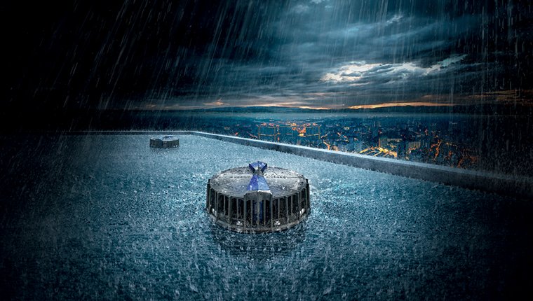 Geberit Pluvia Çatı Drenaj Sistemi ile yoğun yağışlara yüksek drenajlı çözüm!