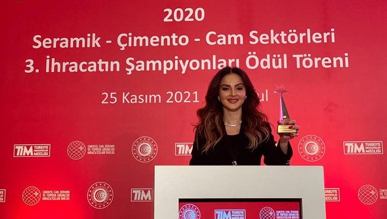 Güral Porselen ihracat şampiyonluğunu göğüsledi