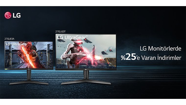 LG monitörlerde Amazon Türkiye’ye özel %25’e varan indirim