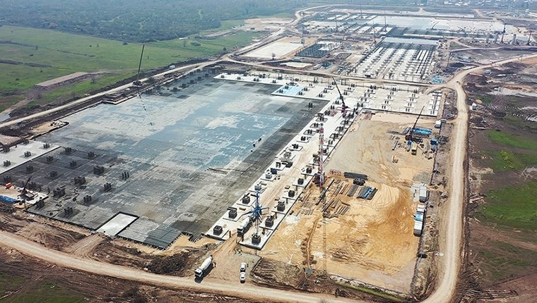 TOGG Yönetim Kurulu, Gemlik'teki inşaat çalışmalarını inceledi