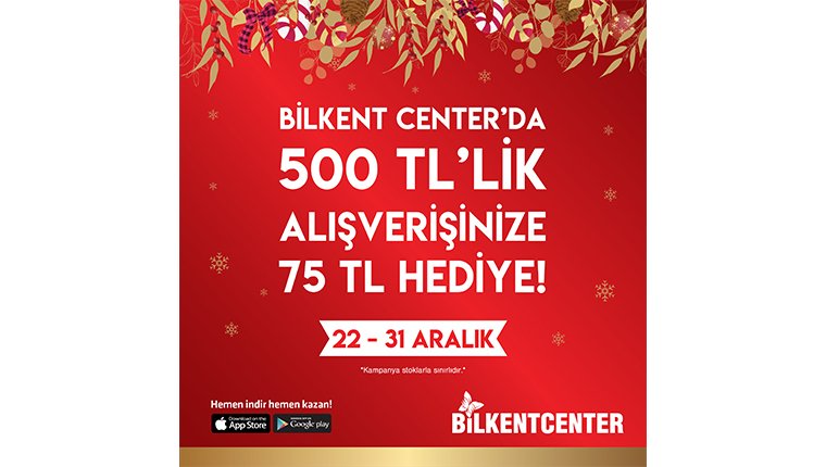 Bilkent Center'dan 75 TL değerinde Param Kart hediye!