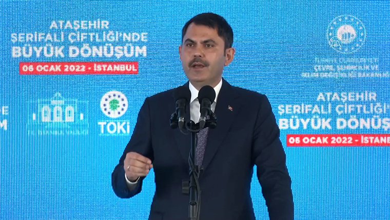Ataşehir Şerifali'de 513 konutun temeli atıldı