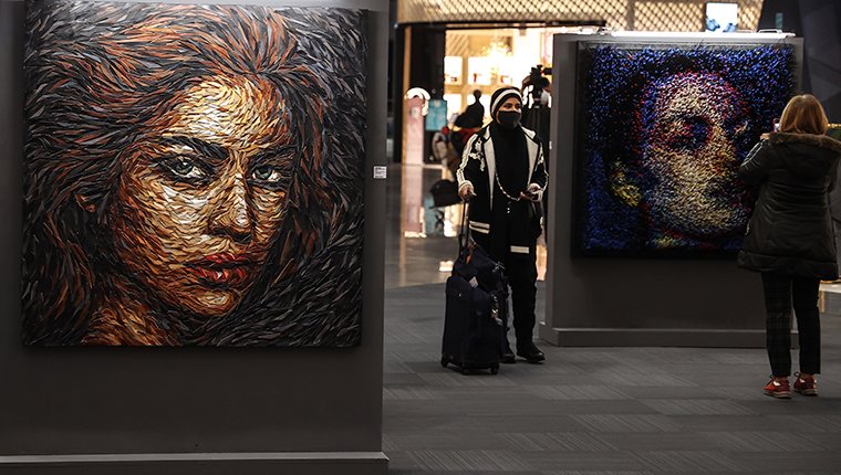 İstanbul Havalimanı'nda toplanan atıklar sanata dönüştü!