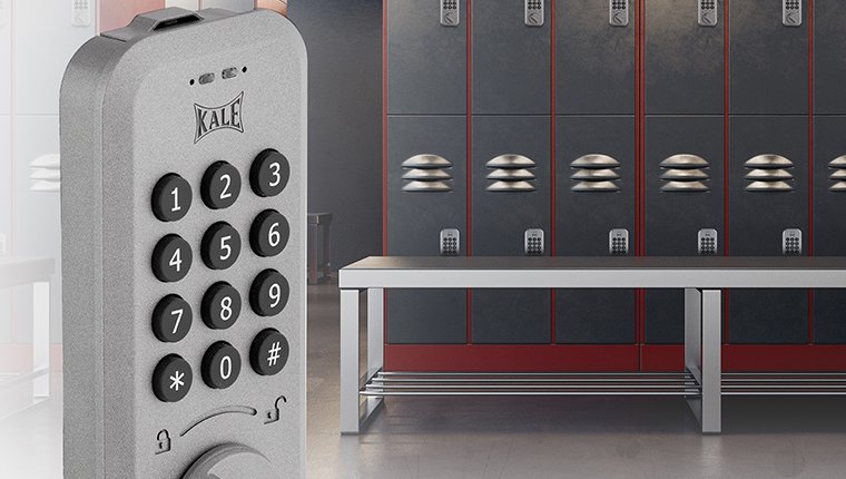 Kale Kilit'in elektronik kabin kilidi ile anahtar unutmaya son!