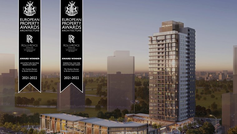 AURA Design Studio, European Property Awards’tan iki ödül aldı!