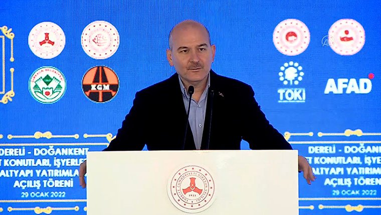 Bakan Soylu: "Dereli'de hepimizin göğsünü kabartacak bir tablo ortaya çıktı"